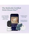 Owlet Dream Sock and Owlet Cam 2 Baby Monitor Bundle, Bedtime Blue