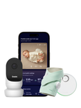 Owlet Dream Sock and Owlet Cam 2 Baby Monitor Bundle, Mint