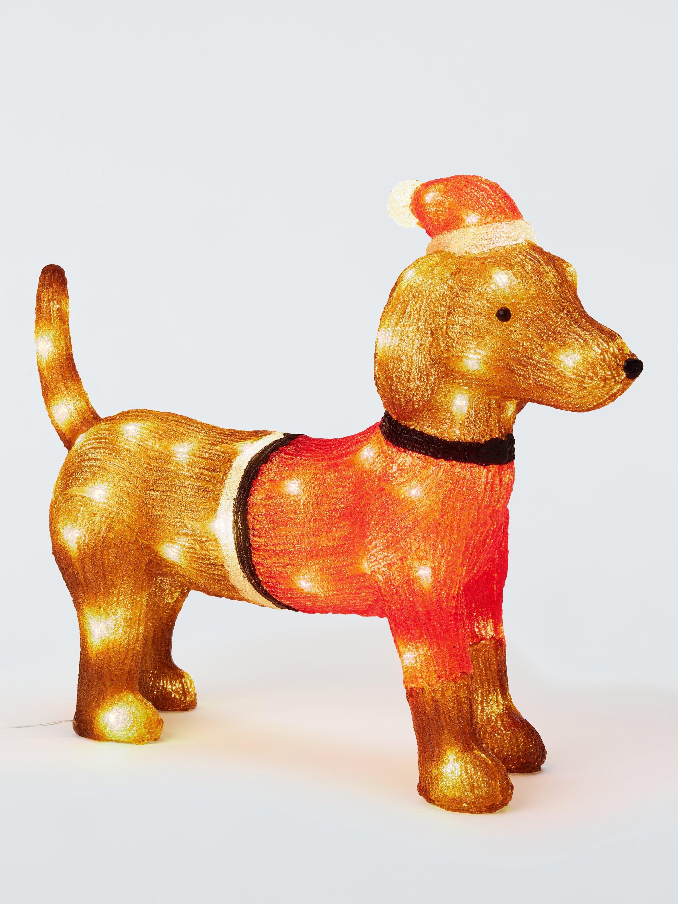 John Lewis 60 LED Acrylic Sausage Dog Lit Figure