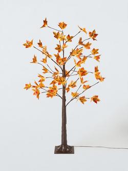 John Lewis Pre-Lit Autumn Maple Tree, H120cm, 