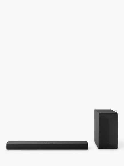 LG US60T Bluetooth Soundbar with Wireless Subwoofer, Black, Black