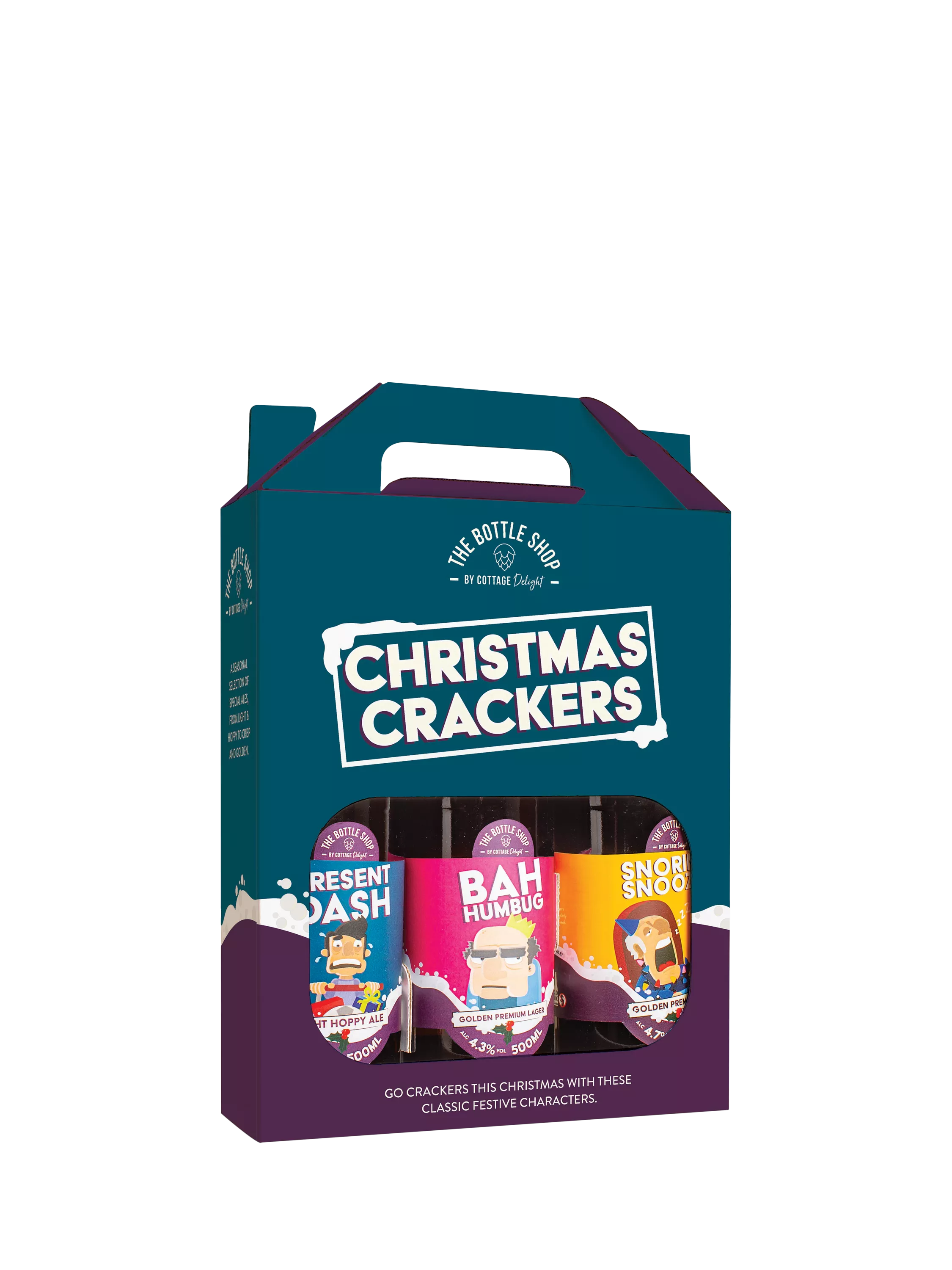 Cottage Delight Christmas Crackers Beers, 3x 500ml