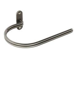 John Lewis Select Classic Holdback, Brass Toned, Polished Clear