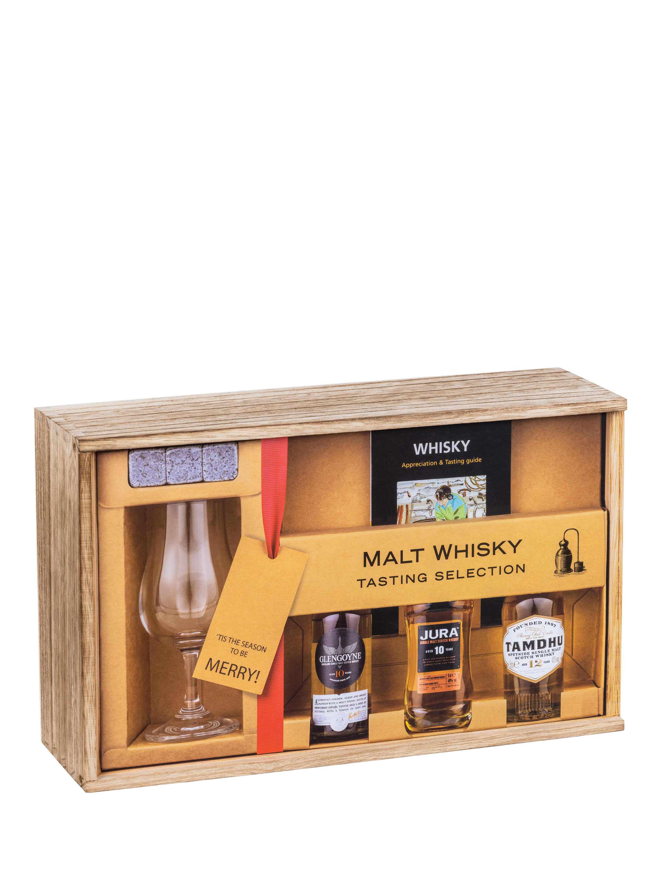 Malt Whisky Tasting Selection & Glass Kit, 3x 5cl