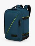 American Tourister Take2Cabin Small Travel Backpack, 24L, Harbor Blue