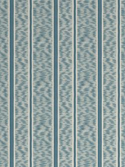 John Lewis X Collagerie Ikat Stripe Wallpaper, Petrol