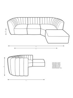 John Lewis Flow RHF Chaise End Sofa - view 2, 