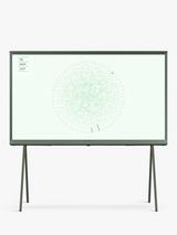 Samsung The Serif (2024) QLED HDR 4K Ultra HD Smart TV, 43 inch with TVPlus & Bouroullec Brothers Design, Ivy Green