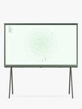 Samsung The Serif (2024) QLED HDR 4K Ultra HD Smart TV, 50 inch with TVPlus & Bouroullec Brothers Design, Ivy Green