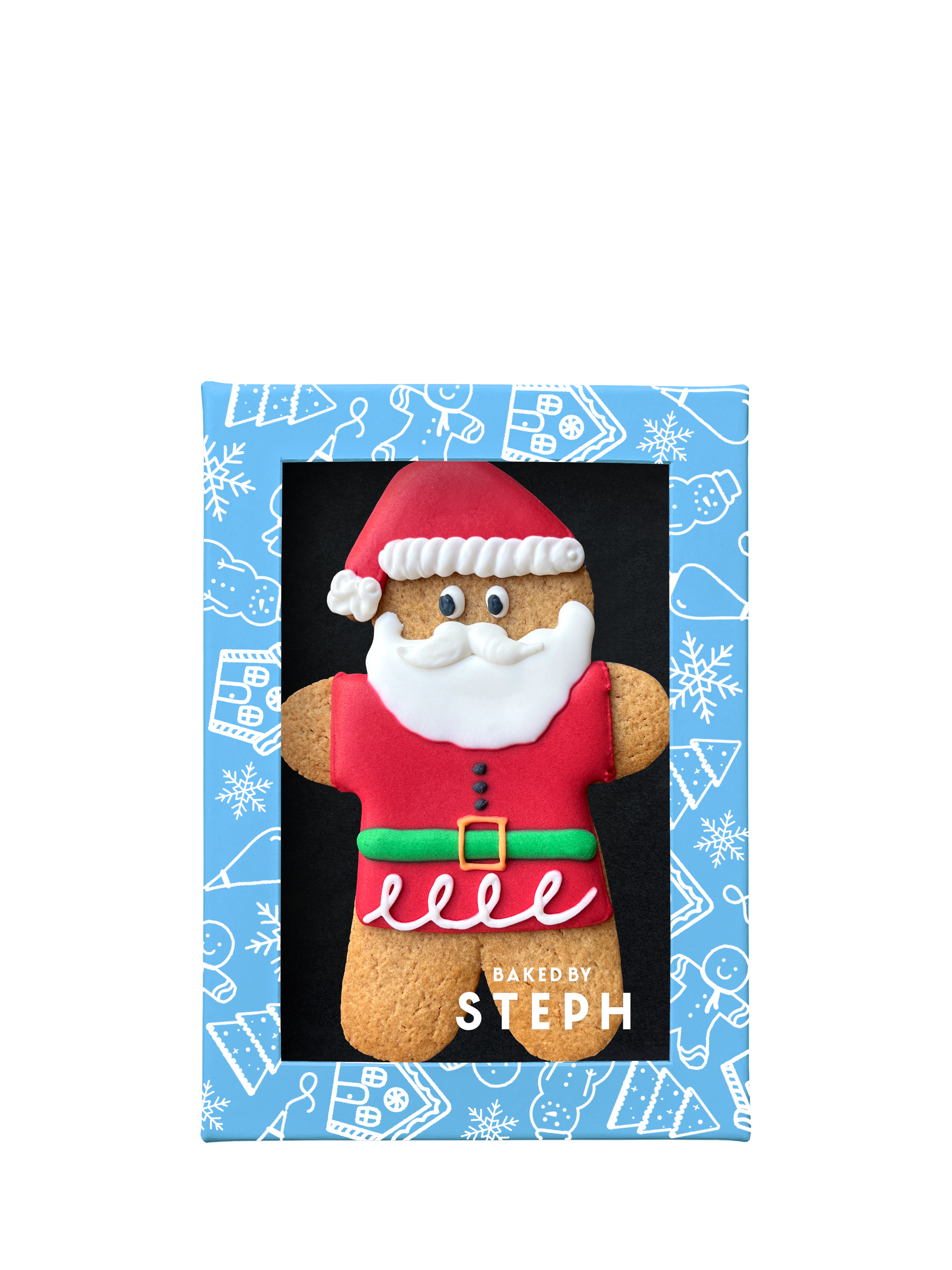 Baked by Steph Santa Gingerbread Cookie, 36g