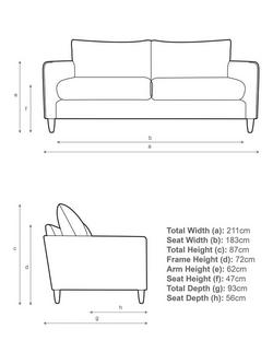 John Lewis Bailey II Grand 4 Seater Sofa - view 2, 
