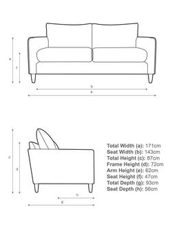John Lewis Bailey II Medium 2 Seater Sofa - view 2, 