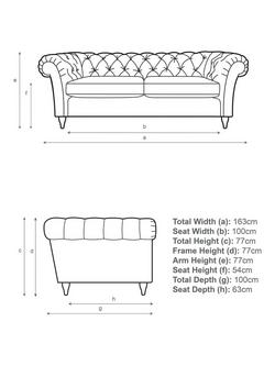 John Lewis Cromwell Small 2 Seater Sofa - view 2, 