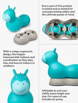 Micro Scooters 2-In-1 Horse Ride-On & Inflatable Hopper - view 2, Blue
