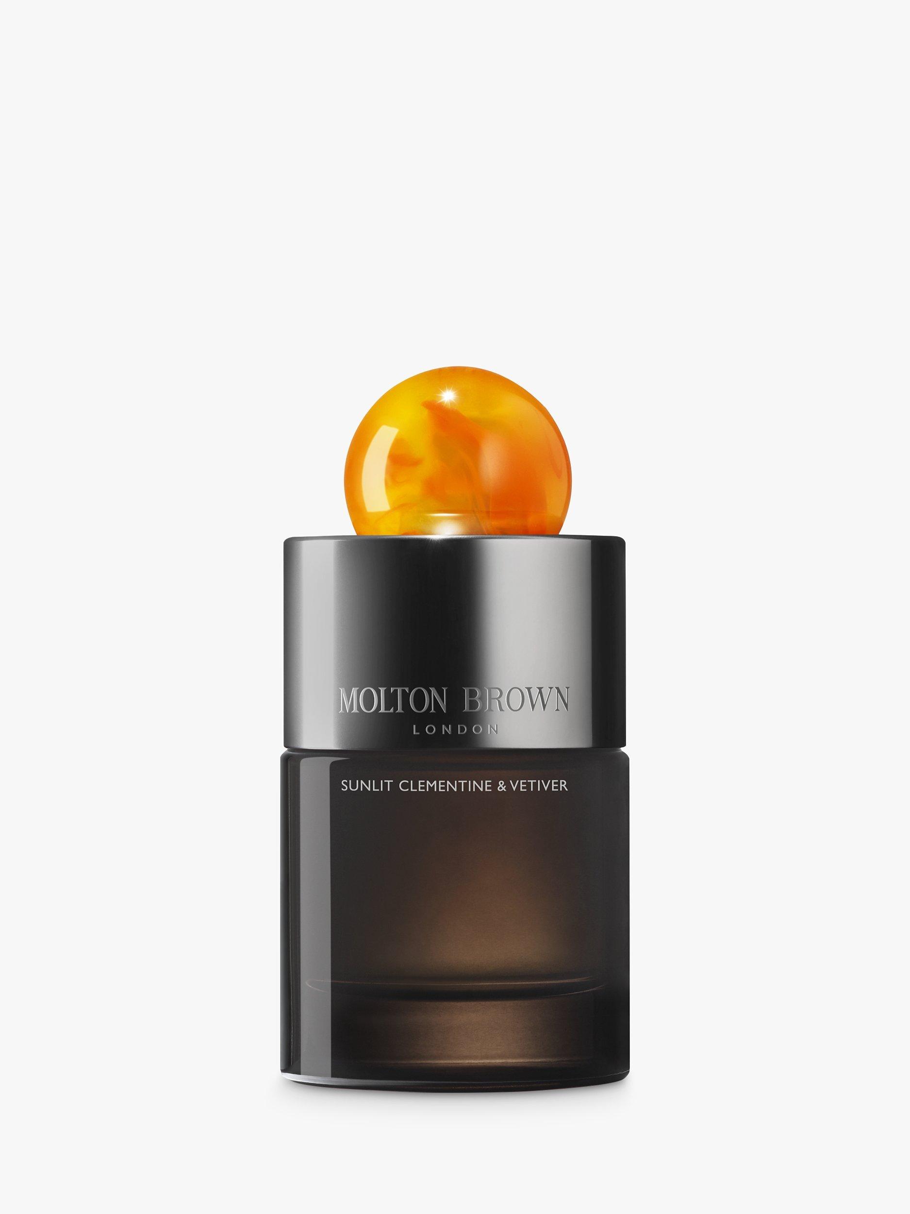 Product image 1 of 5, which shows Molton Brown Sunlit Clementine & Vetiver Eau de Parfum, 100ml