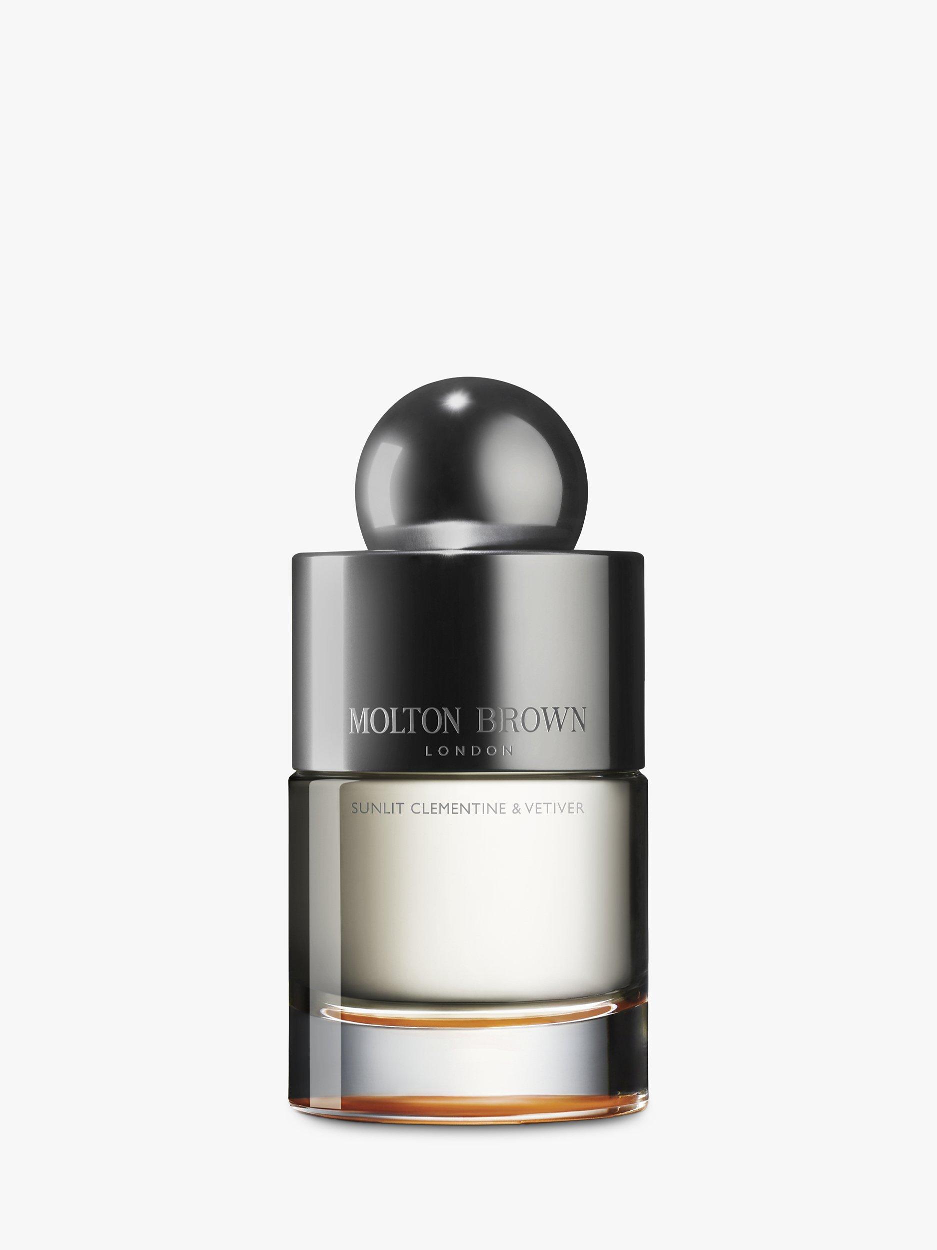 Product image 1 of 3, which shows Molton Brown Sunlit Clementine & Vetiver Eau de Toilette, 100ml