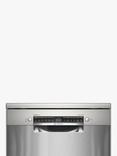 Bosch Series 4 SMS4EMI06G Freestanding Dishwasher, Silver Inox