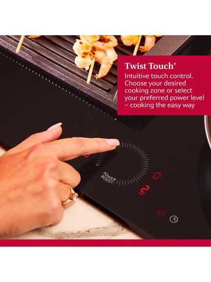 Neff N70 T58FHW1L0 80cm CombiZone Induction Hob, Black - view 2, Black