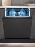 Siemens iQ500 SN85EX07CG Fully Integrated Dishwasher, Black