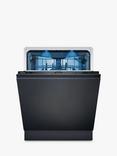 Siemens iQ500 SN95YX02CG Fully Integrated Dishwasher with Zeolith Drying, Black Control Panel