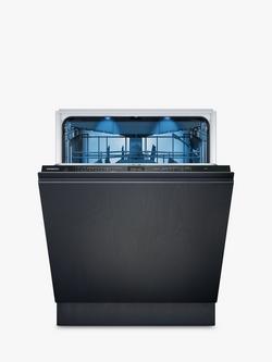 Siemens iQ500 SN95YX02CG Fully Integrated Dishwasher with Zeolith Drying, Black Control Panel, Black