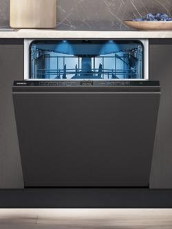 Siemens iQ500 SN95YX02CG Fully Integrated Dishwasher with Zeolith Drying, Black Control Panel - view 2, Black