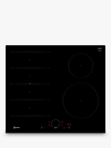 Neff N70 T66FHE4L0 60cm Flex Induction Hob, Black, Black