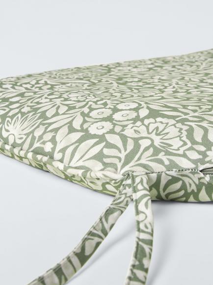 John Lewis Hidcote Seat Pad - view 2, Green