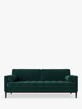 Swyft Model 02 Large 3 Seater Sofa Bed, Dark Leg, Velvet Kingfisher