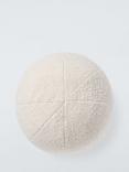 John Lewis Boucle Sphere Cushion Dia.24cm, Marshmallow