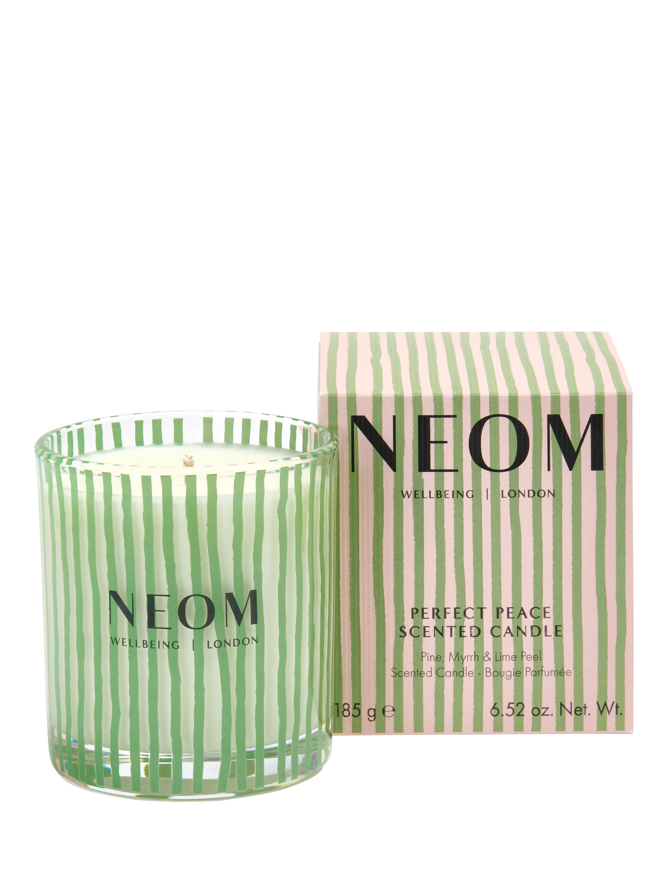 NEOM Wellbeing London Perfect Peace Scented Candle, 185g