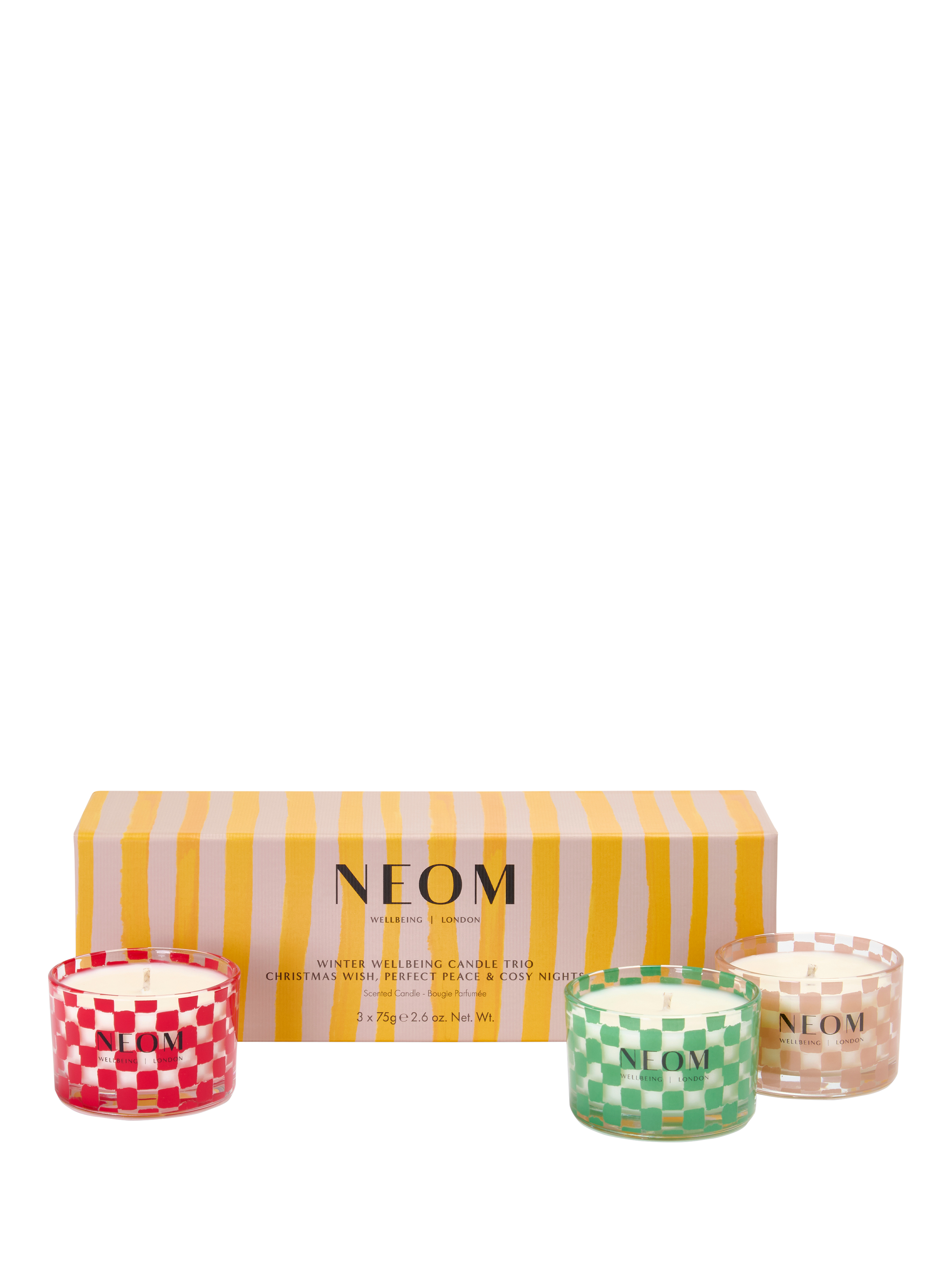 NEOM Wellbeing London Christmas Travel Candle Gift Set