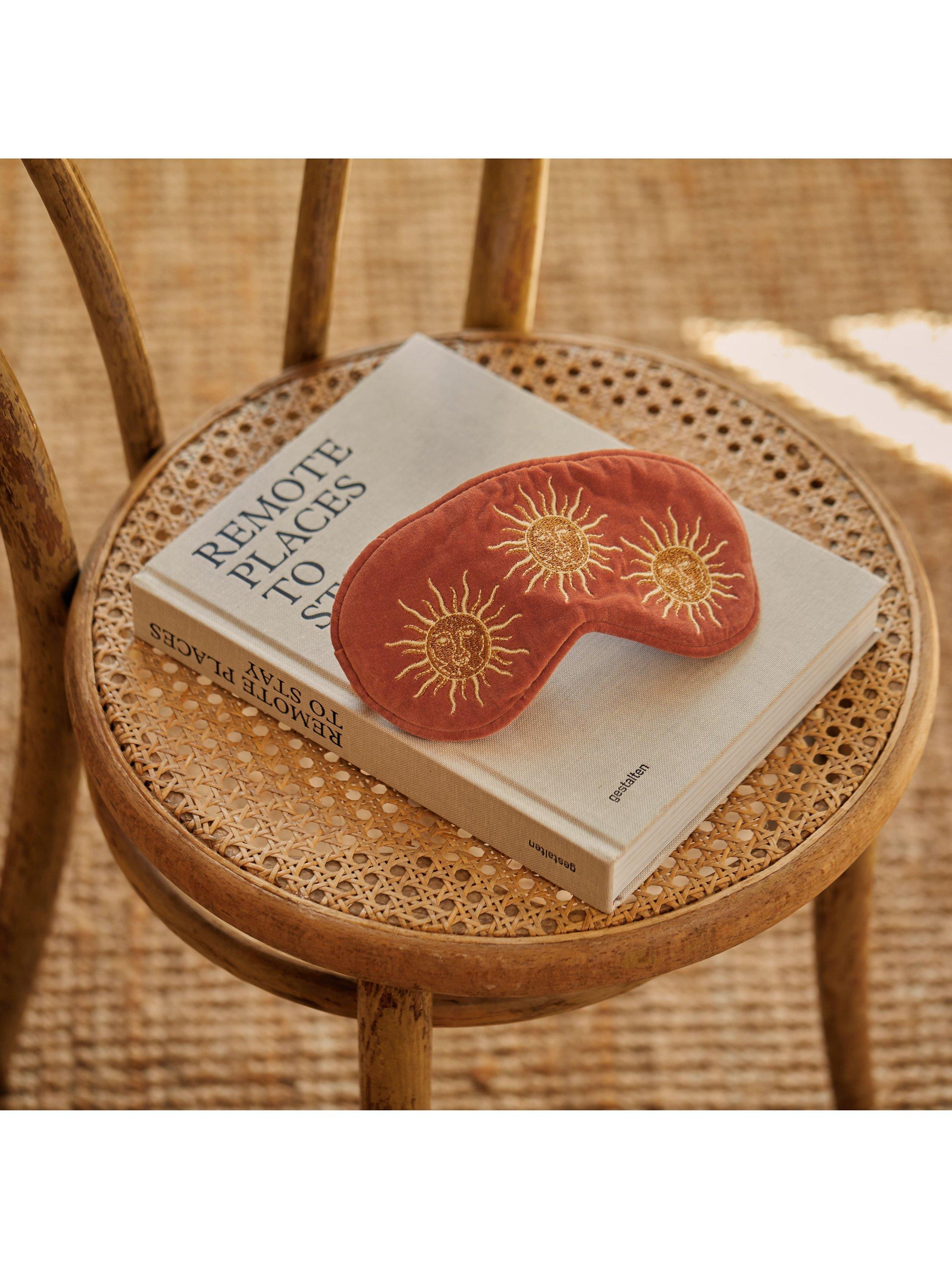 Product image 4 of 4, which shows Elizabeth Scarlett Sun Goddess Lavendar Filled Eye Mask