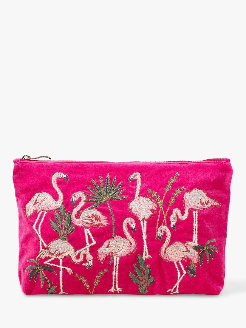 Elizabeth Scarlett Flamingo Everyday Pouch, Pink