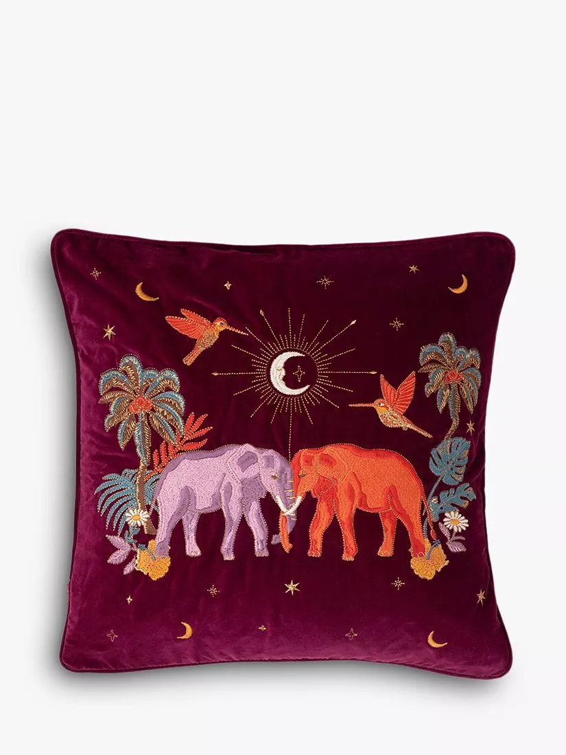 Elephant christmas pillow best sale