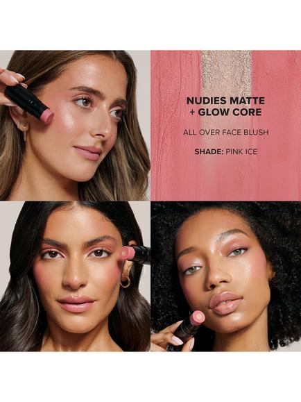 Nudestix Nudies Matte Glow + Core All Over Face Blush Colour - view 2, Pink Ice