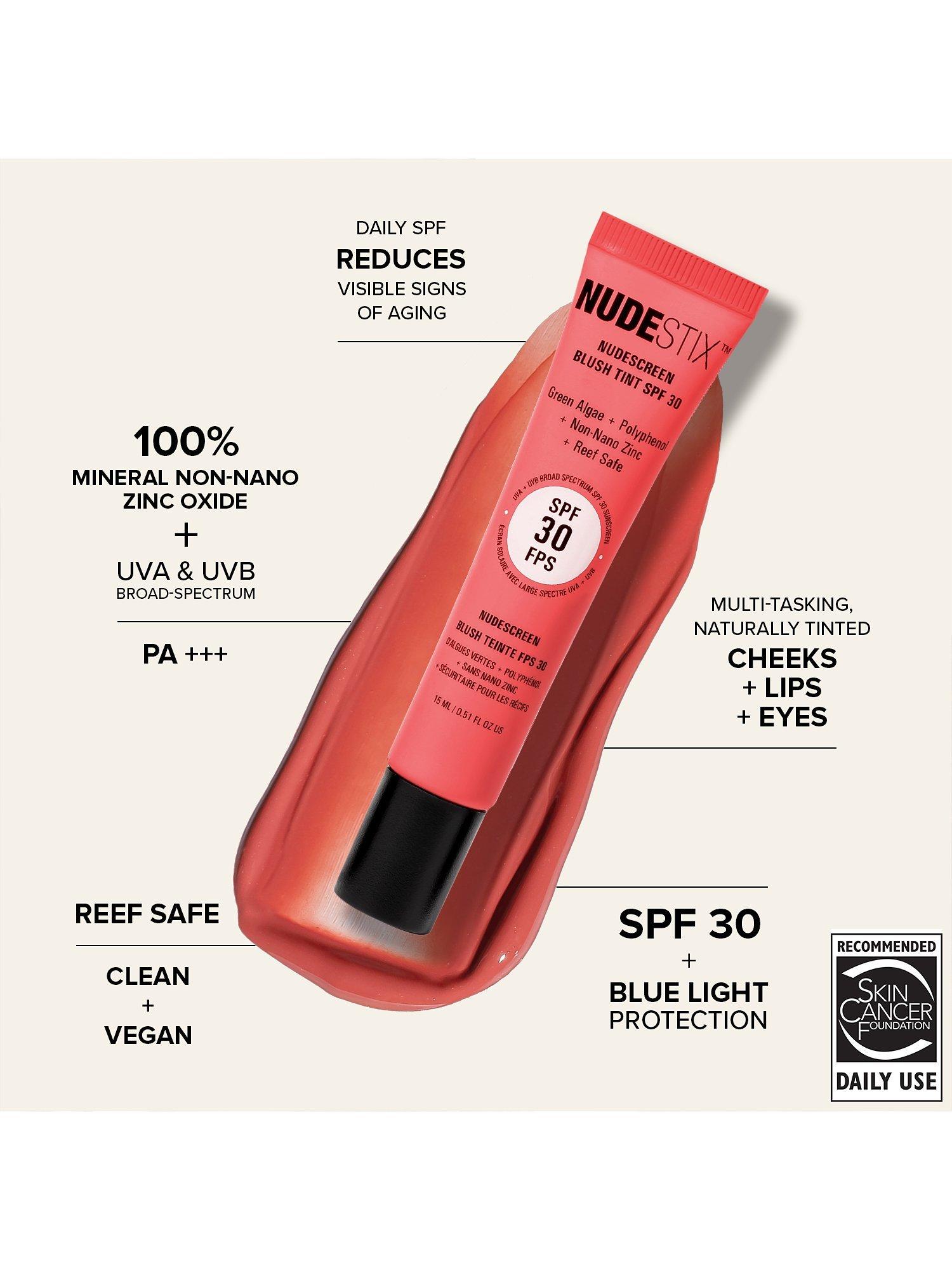 Product image 5 of 9, which shows Nudestix Nudescreen Blush Tint SPF 30, Strawberry Sunburst