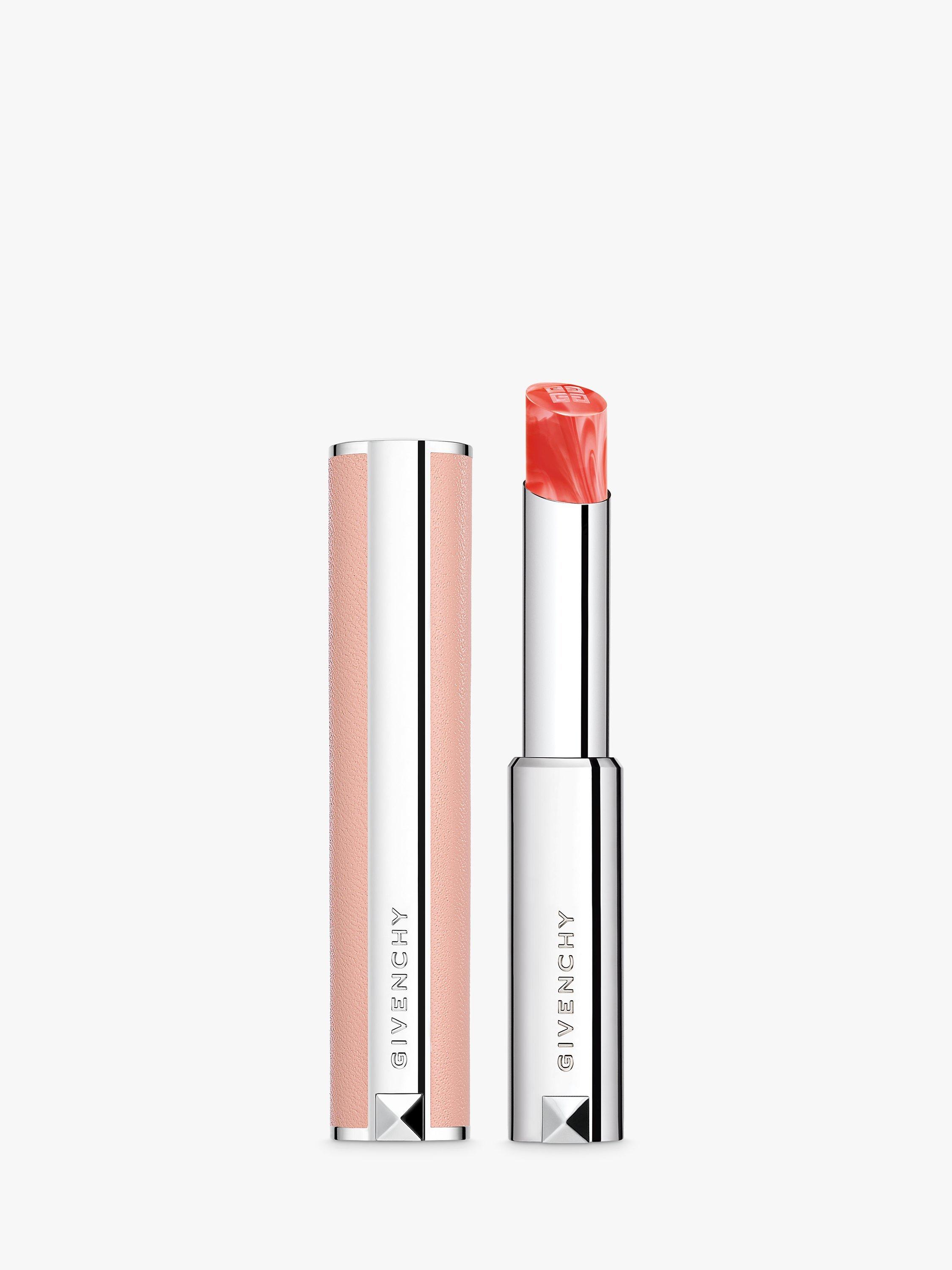Product image 1 of 7, which shows Givenchy Rose Perfecto Beautifying Lip Balm, N304 Coral Red