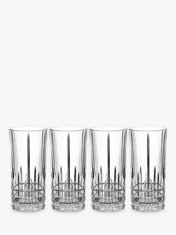 Spiegelau Perfect Serve Long Drink Glass, Set of 4, 350ml, Clear, Clear