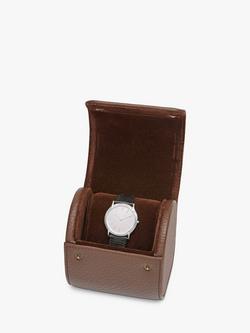 BARTLETT LONDON Watch Roll Box, Brown