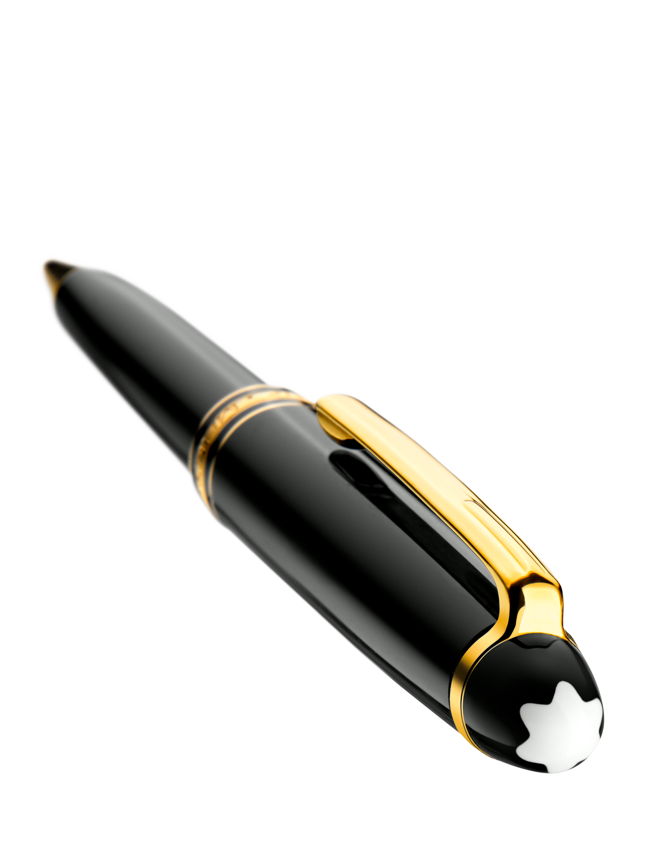 Product image 2 of 4, which shows Montblanc Meisterstück Gold Coated Classique Ballpoint Pen, Black