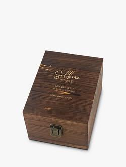 Selbrae House Golf Slate Coaster & Whisky Glass Tumbler Gift Set - view 2, 