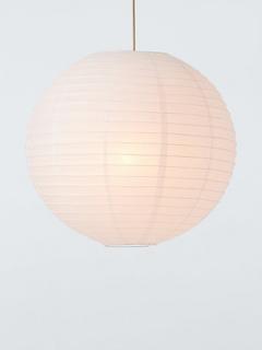 John Lewis Easy-to-Fit Paper Ceiling Shade, Dia.80cm, White
