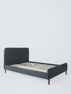 John Lewis Bonnie Upholstered Bed Frame, King Size, Brushed Tweed Charcoal