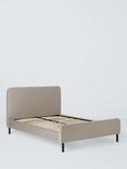 John Lewis Bonnie Upholstered Bed Frame, Double, Deep Velvet Mink