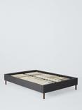 John Lewis Bonnie Platform Bed Frame, Double, Brushed Tweed Charcoal