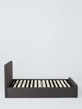 John Lewis Bonnie Ottoman Storage Upholstered Bed Frame, King Size, Brushed Tweed Charcoal