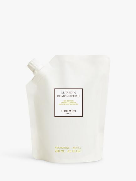Hermès Jardin De Monsieur Li Hair & Body Shower Gel Refill, 200ml, 