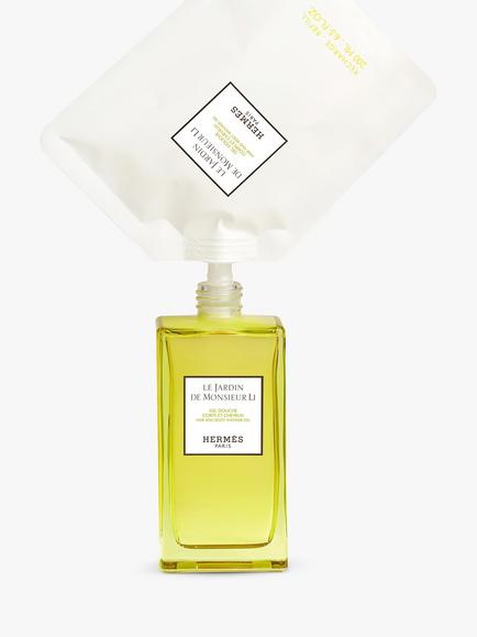 Hermès Jardin De Monsieur Li Hair & Body Shower Gel Refill, 200ml - view 2, 