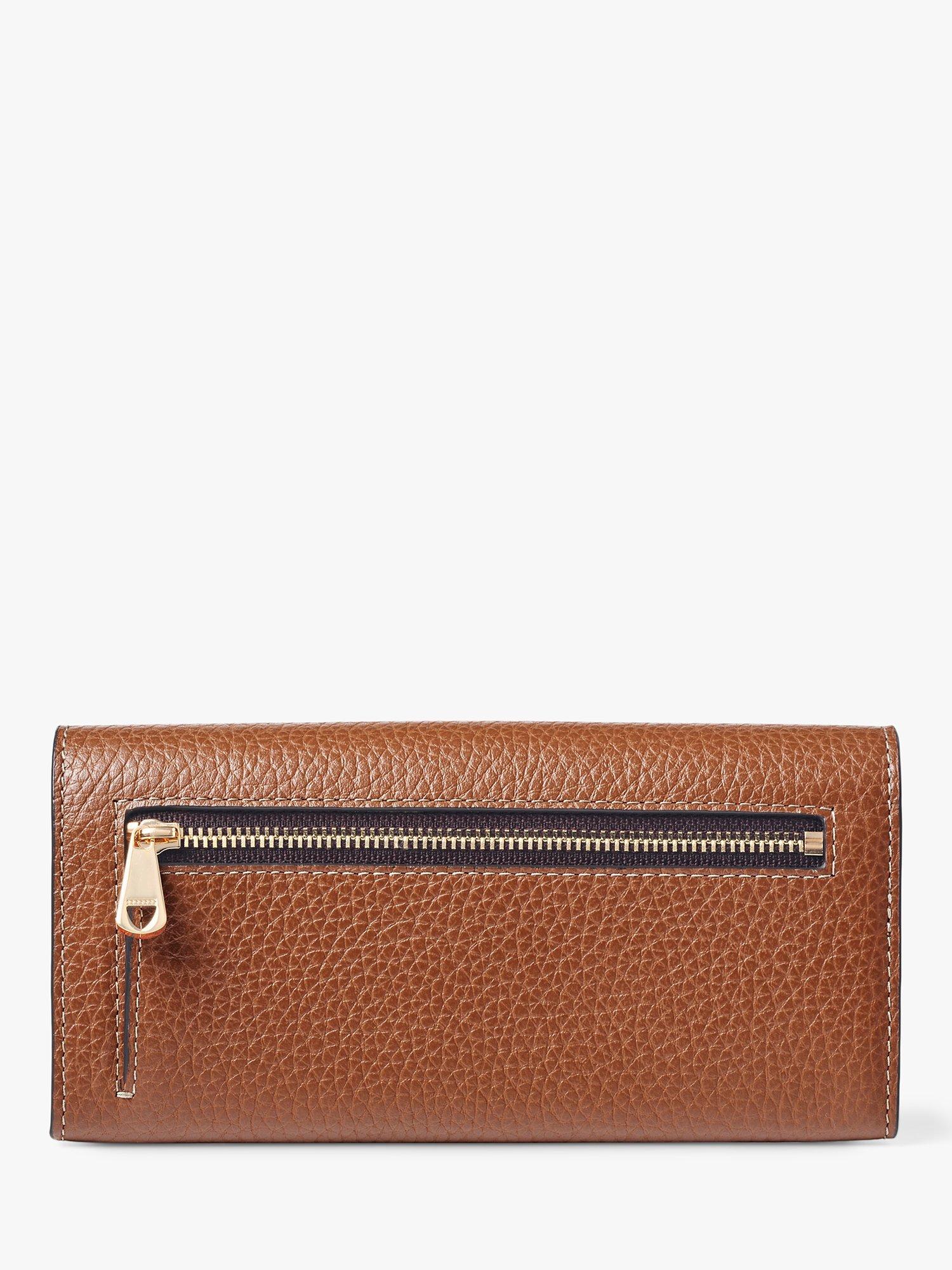Product image 3 of 5, which shows Aspinal of London Essential Pebble Leather Purse, Tan